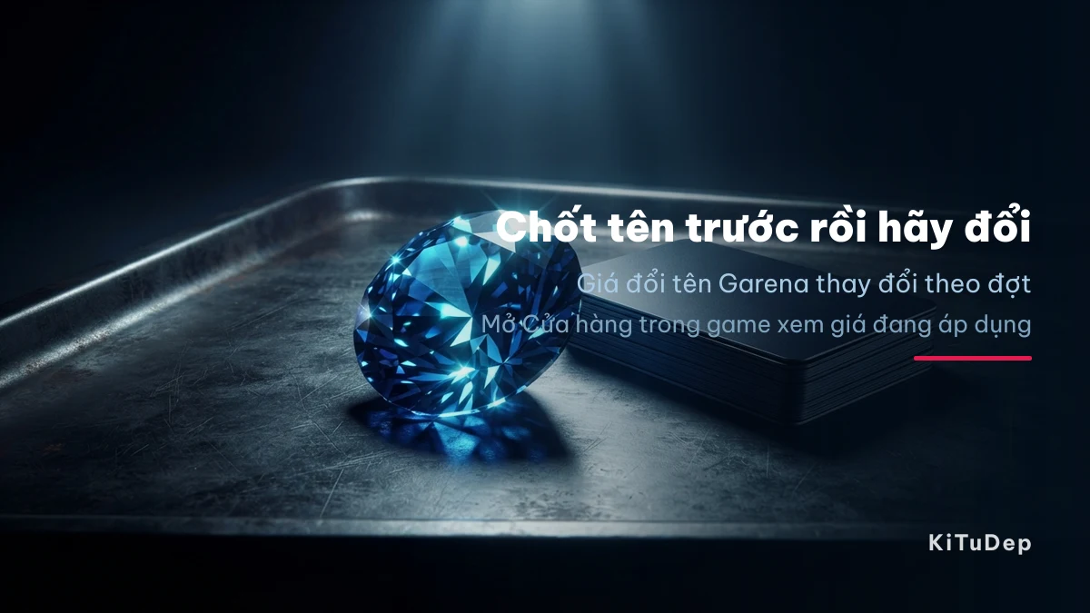 Chi phí đổi tên Free Fire Giá đổi tên Free Fire thay đổi theo đợt, mở Cửa hàng xem giá đang áp dụng