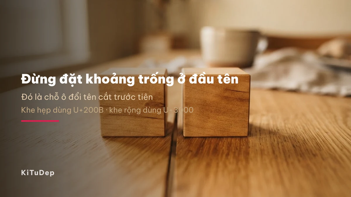 Cách viết dấu cách trong tên Blockman GO bằng kí tự tàng hình