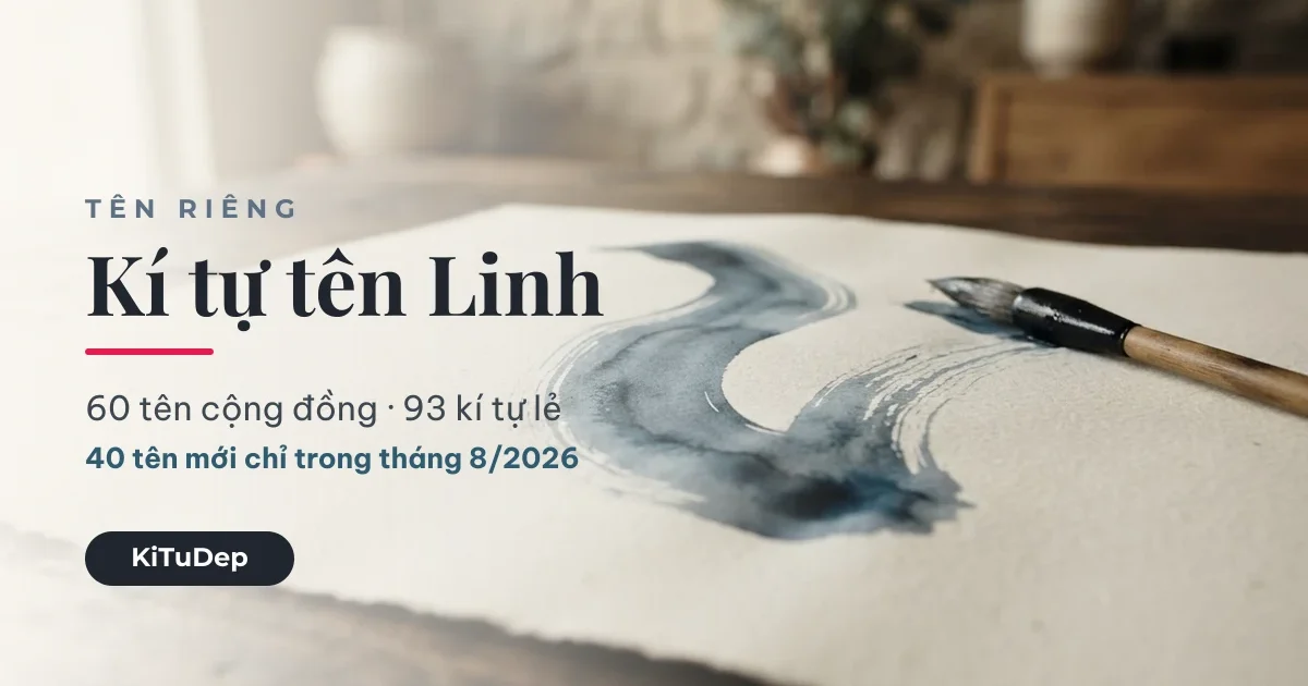 Kí tự đặc biệt tên Linh ✨ 60 mẫu do cộng đồng đóng góp