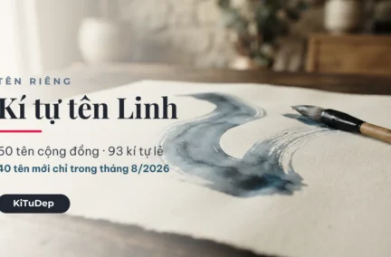 Kí tự đặc biệt tên Linh ✨ 60 mẫu do cộng đồng đóng góp