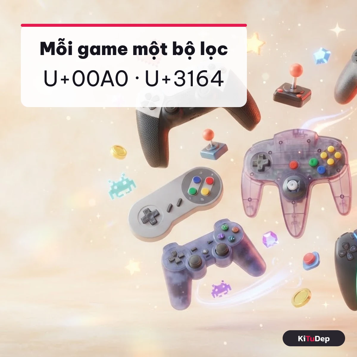 Mỗi game lọc tên khác nhau