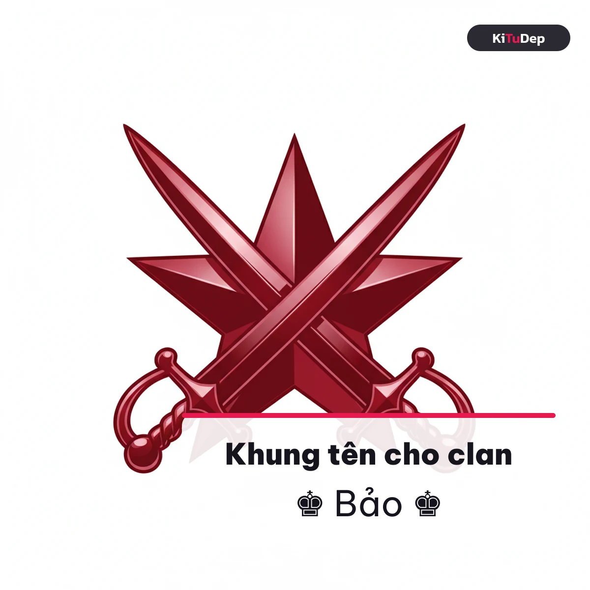 Khung tên dân war cho đội và clan
