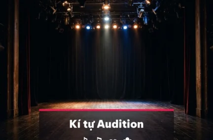 Kí tự đặc biệt Audition nốt nhạc chép 1 chạm