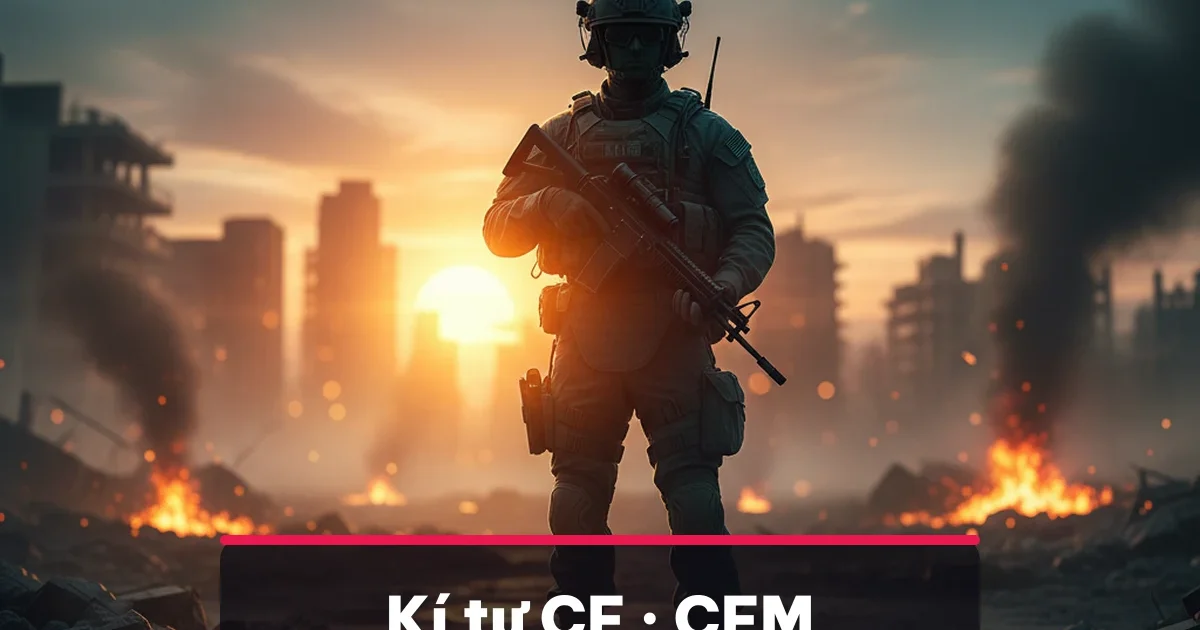 Kí tự đặc biệt CF Đột Kích chép 1 chạm