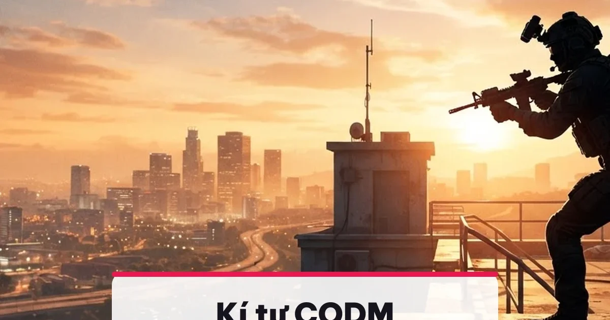 Kí tự đặc biệt Call of Duty Mobile