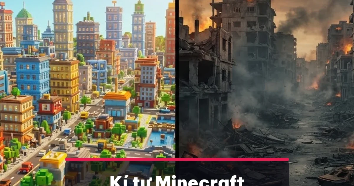 Kí tự đặc biệt Minecraft cho bảng hiệu và tên đồ