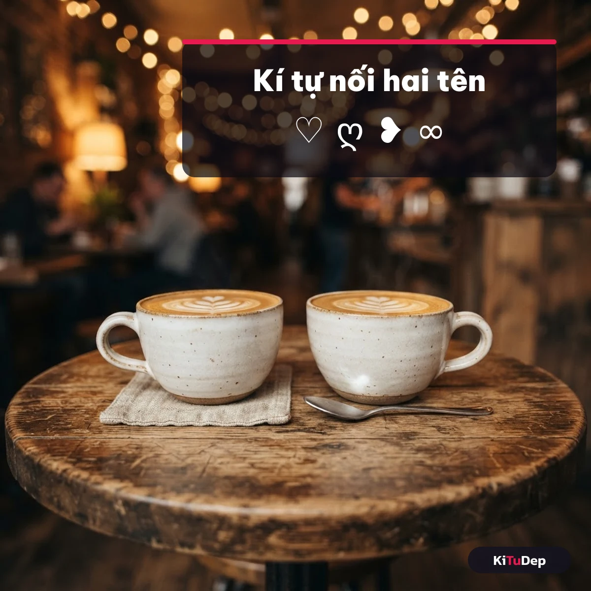 Kí tự nối tên cặp đôi ♡ ღ ❥