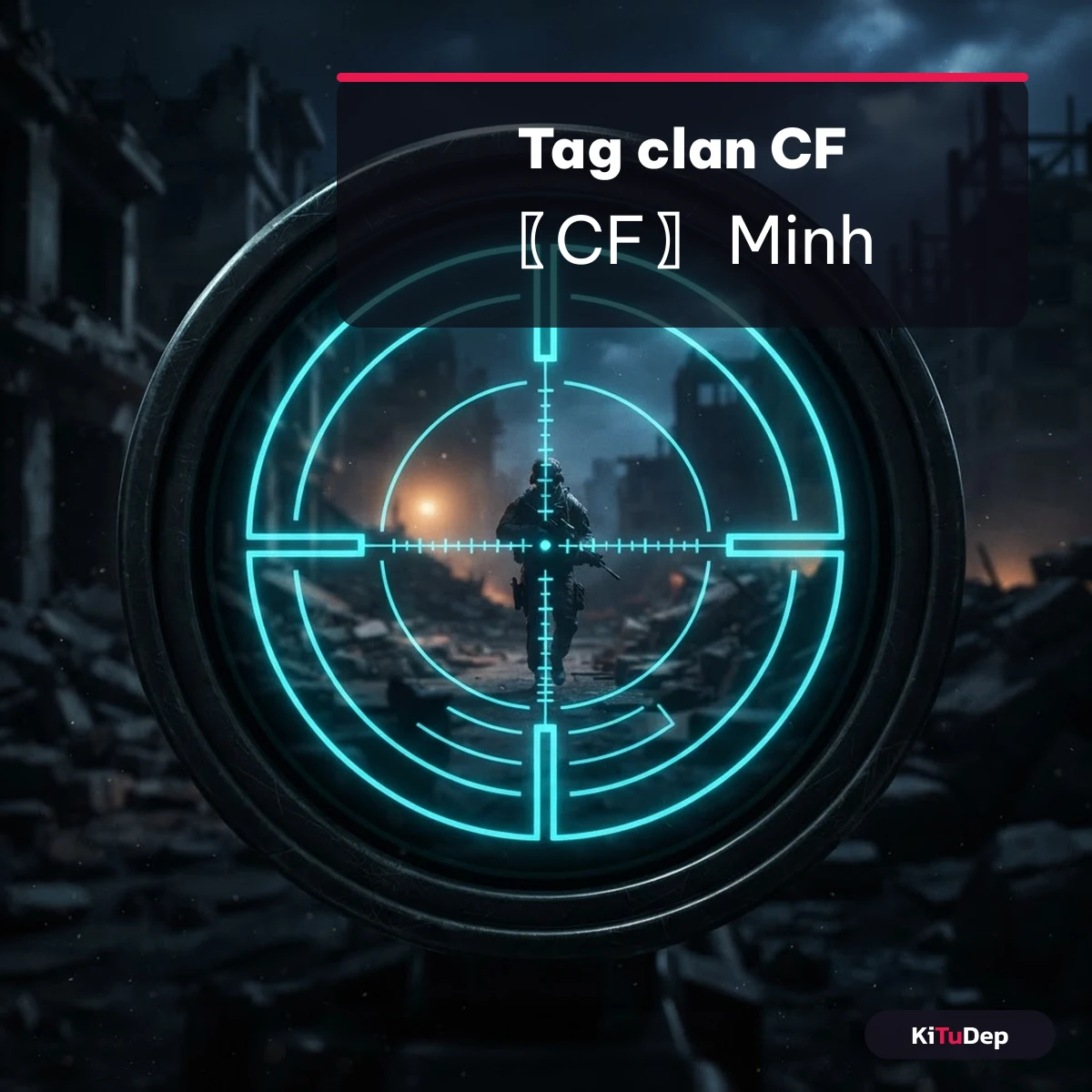 Tag clan CF với kí tự khung