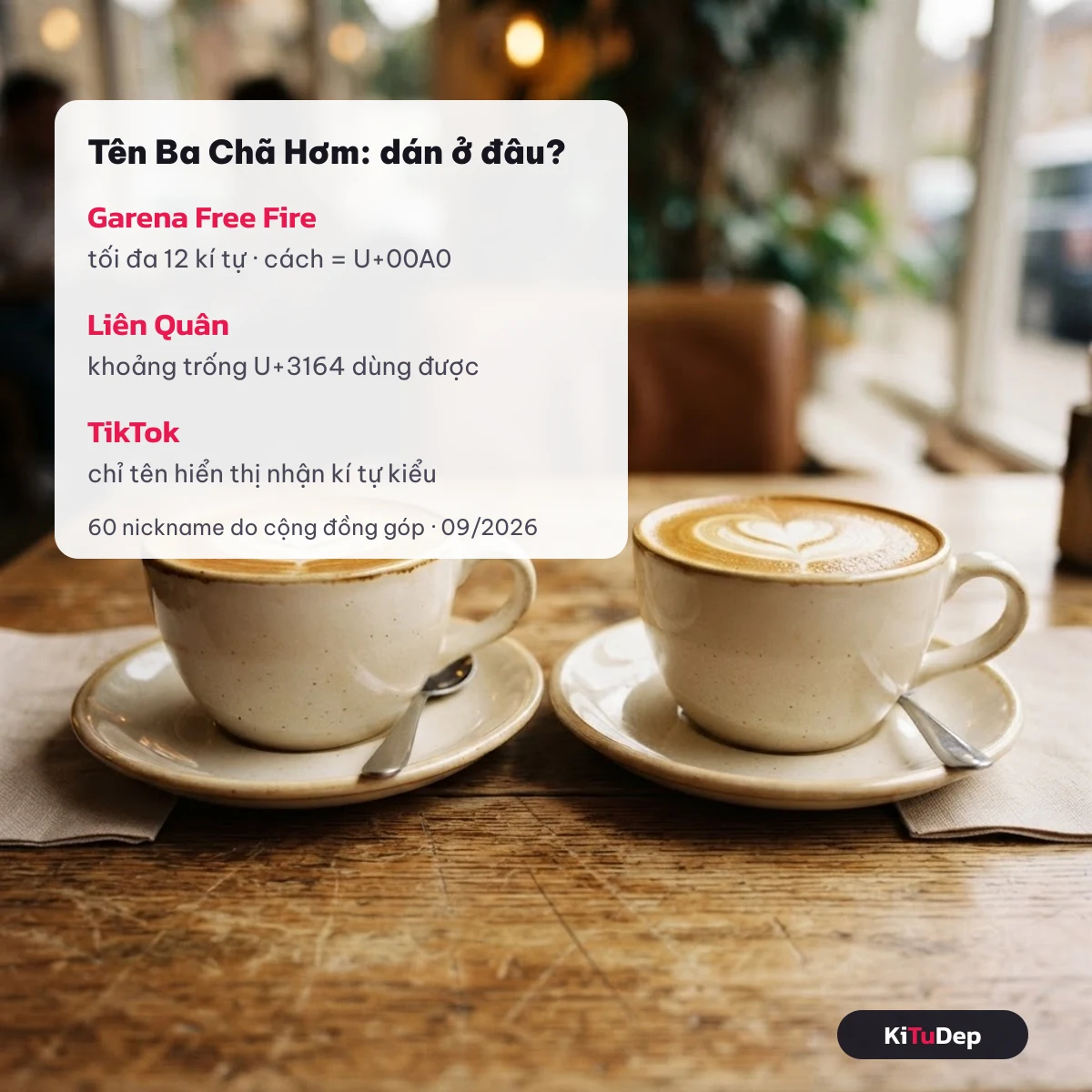 Tên Ba Chã Hơm dán vào Garena Free Fire, Liên Quân và tên hiển thị TikTok