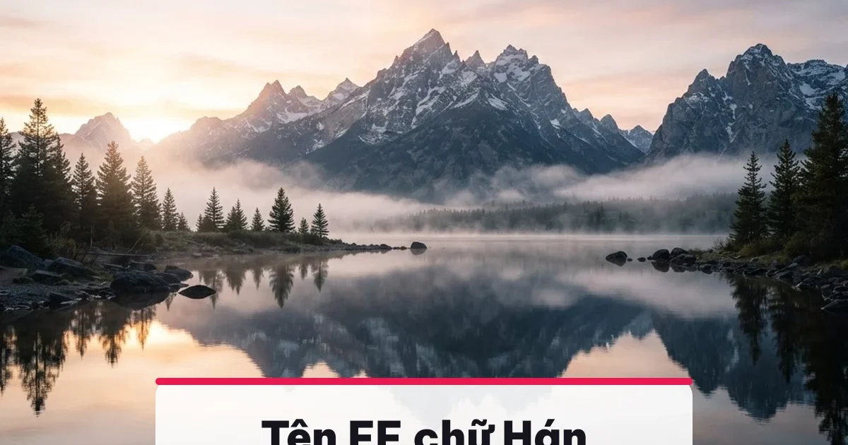 Tên FF chữ Trung Quốc kèm nghĩa