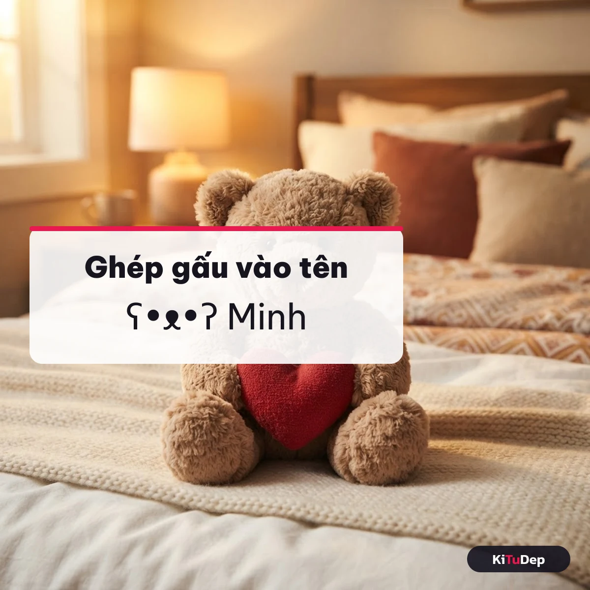 Tên với kí tự gấu bông