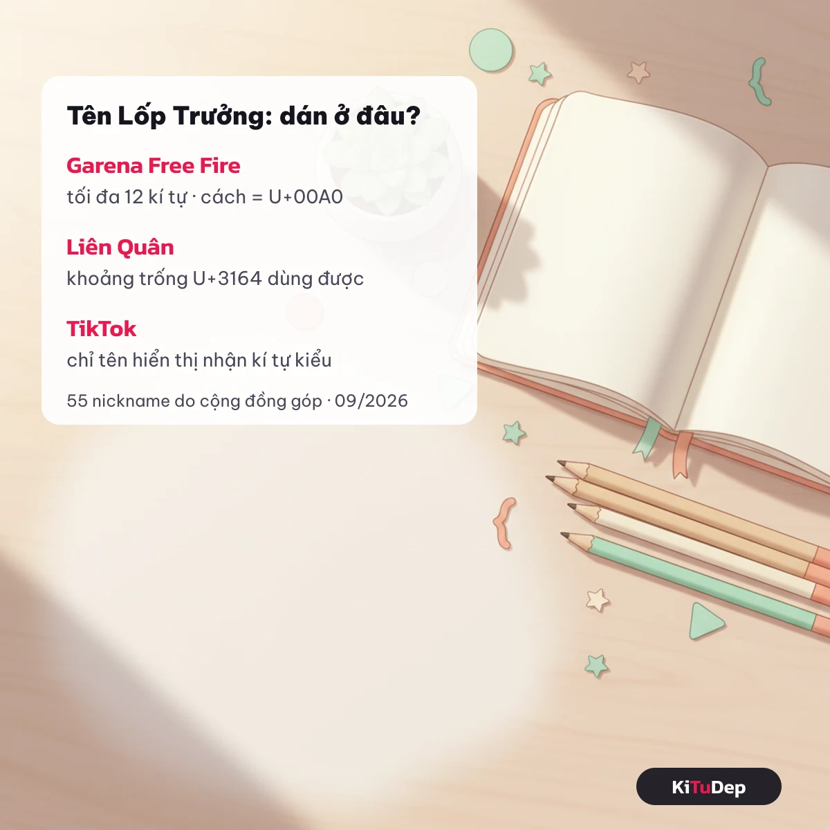 Tên Lốp Trưởng dán vào Garena Free Fire, Liên Quân và tên hiển thị TikTok