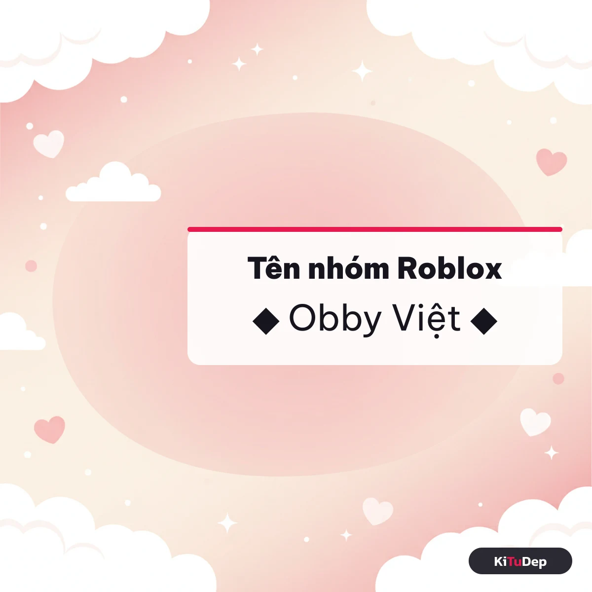 Tên nhóm Roblox có kí hiệu